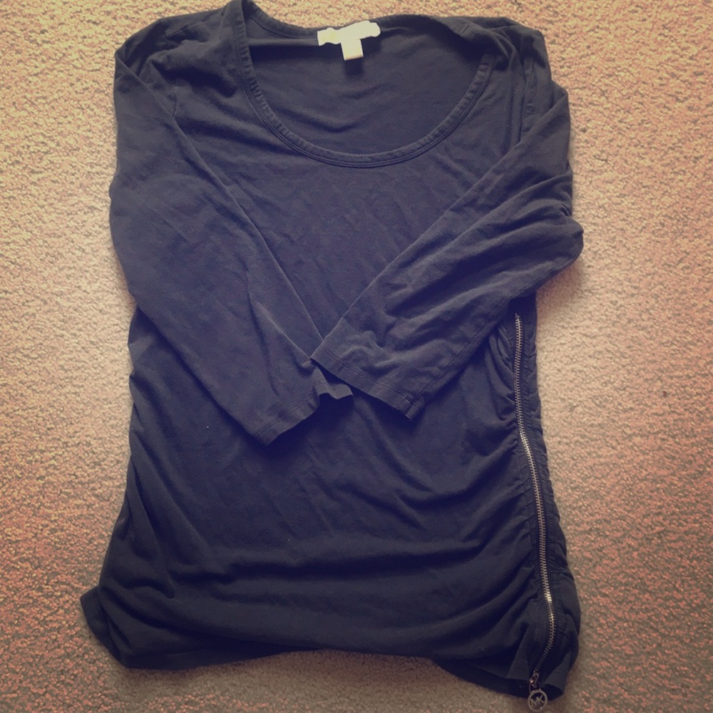 Grey Michael Kors 3/4 sleeve shirt